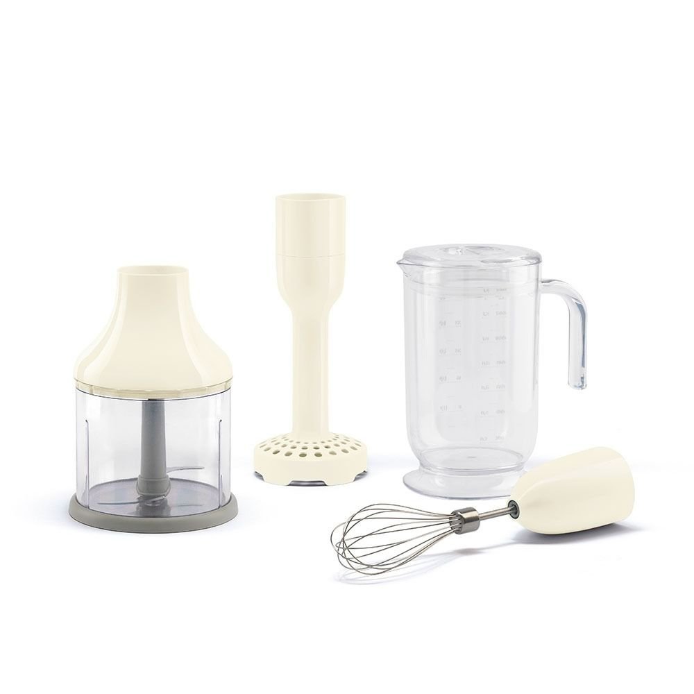 SMEG Hand Blender Accessories 4-Piece Set | Cream