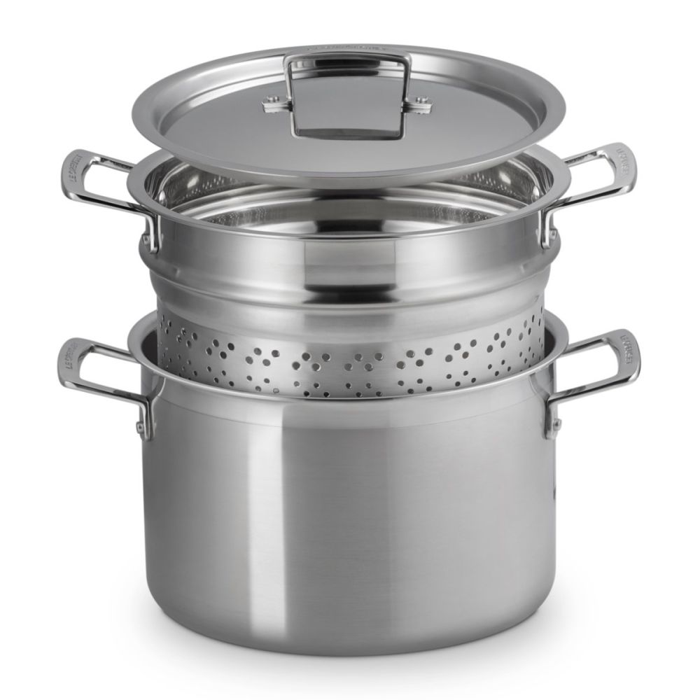 Classic Stainless Steel 7.5 Qt. Deep Round Stockpot & Colander