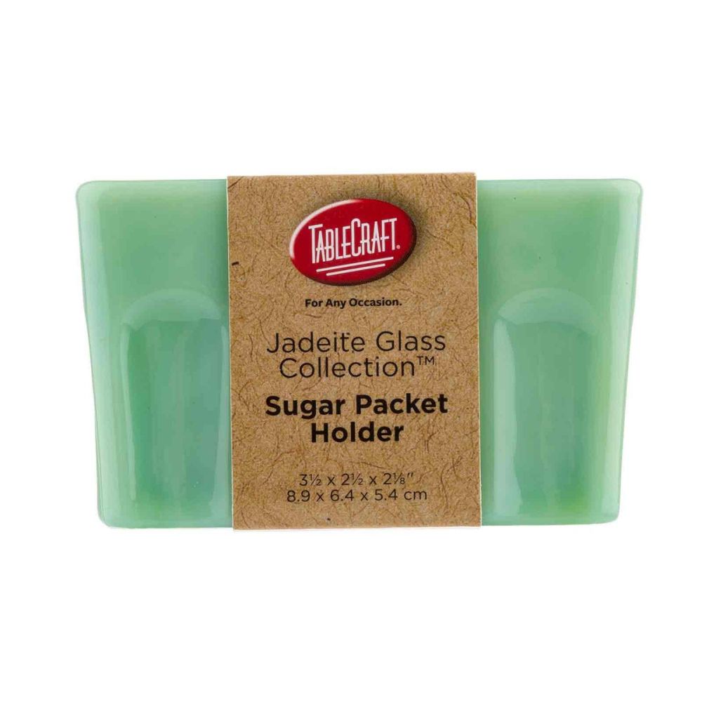 Jadeite Glass Collection Sugar Packet Holder | Tablecraft