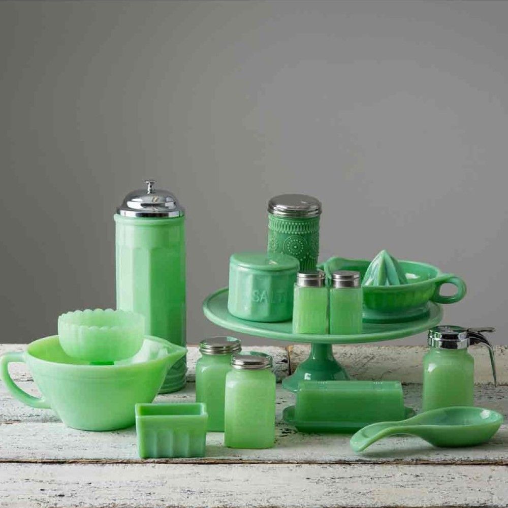 Tablecraft Jadeite Glass Collection
