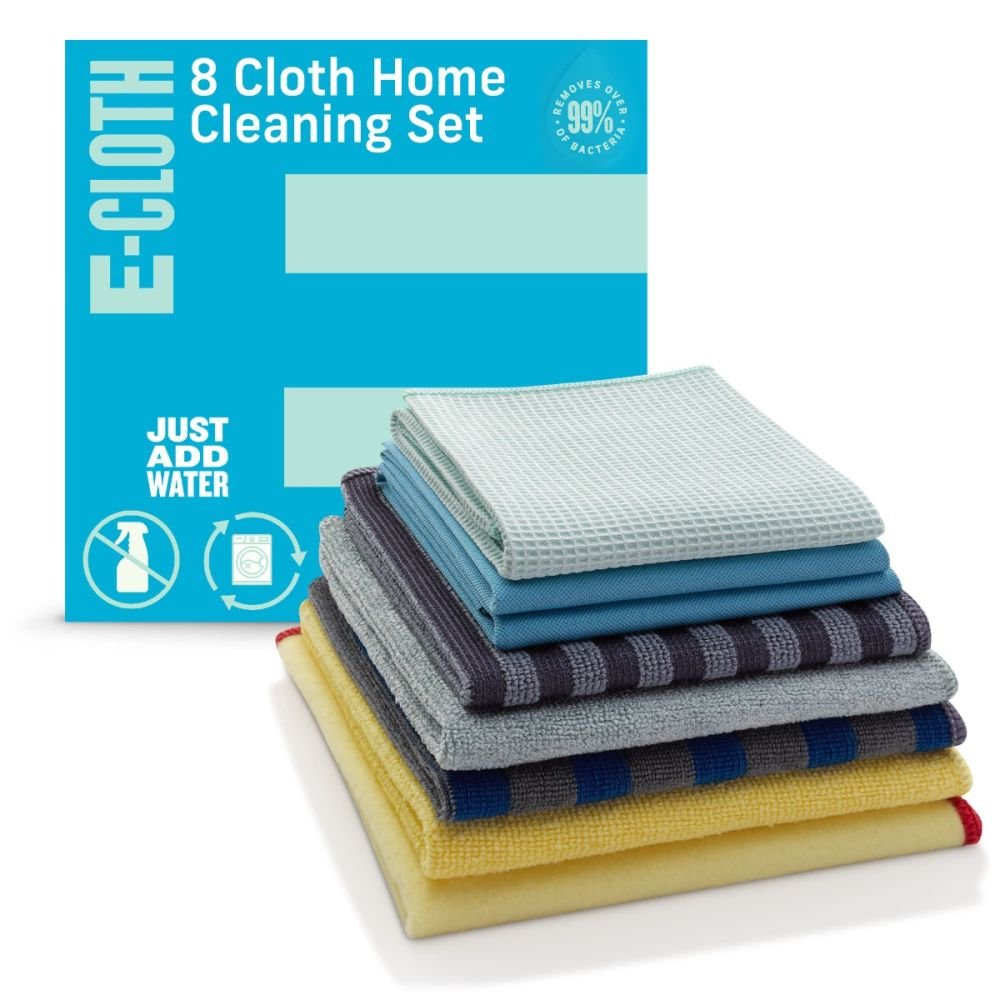 E-Cloth Home Cleaning Set | 8 Piece Saama 