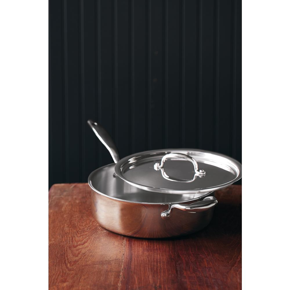 4 Firing Pan with Lid - Stainless Steel
