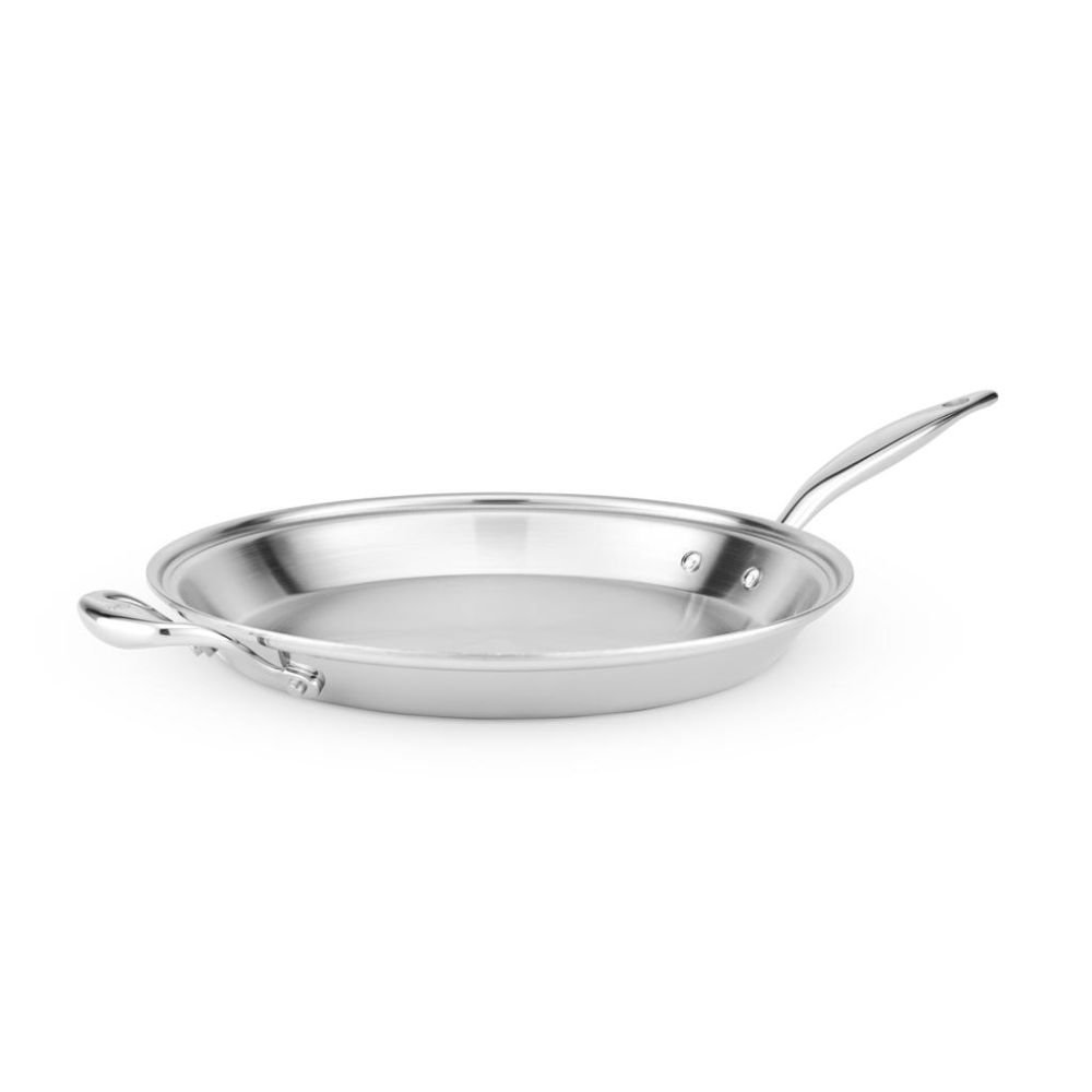 13.5 Stainless Steel French Skillet, Heritage Steel