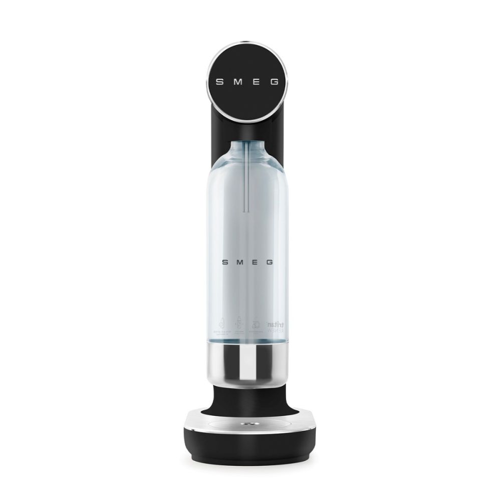 Contemporary Sparkling Water Maker (Matte Black) | SMEG