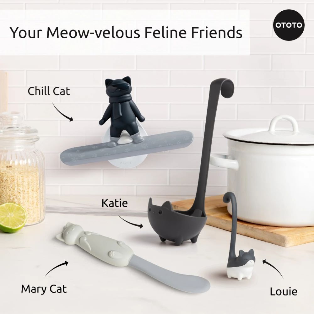 Chill Cat Bathroom & Window Squeegee | OTOTO | Everything Kitchens