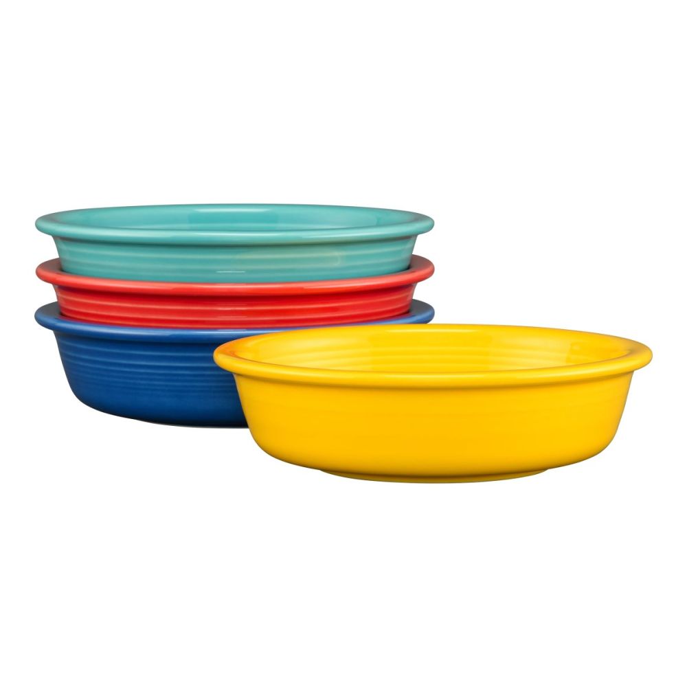 Fiesta シリアルボウル 4個セット アメリカ製 4-Piece 19oz Classic Rim Cereal Bowl (6.875