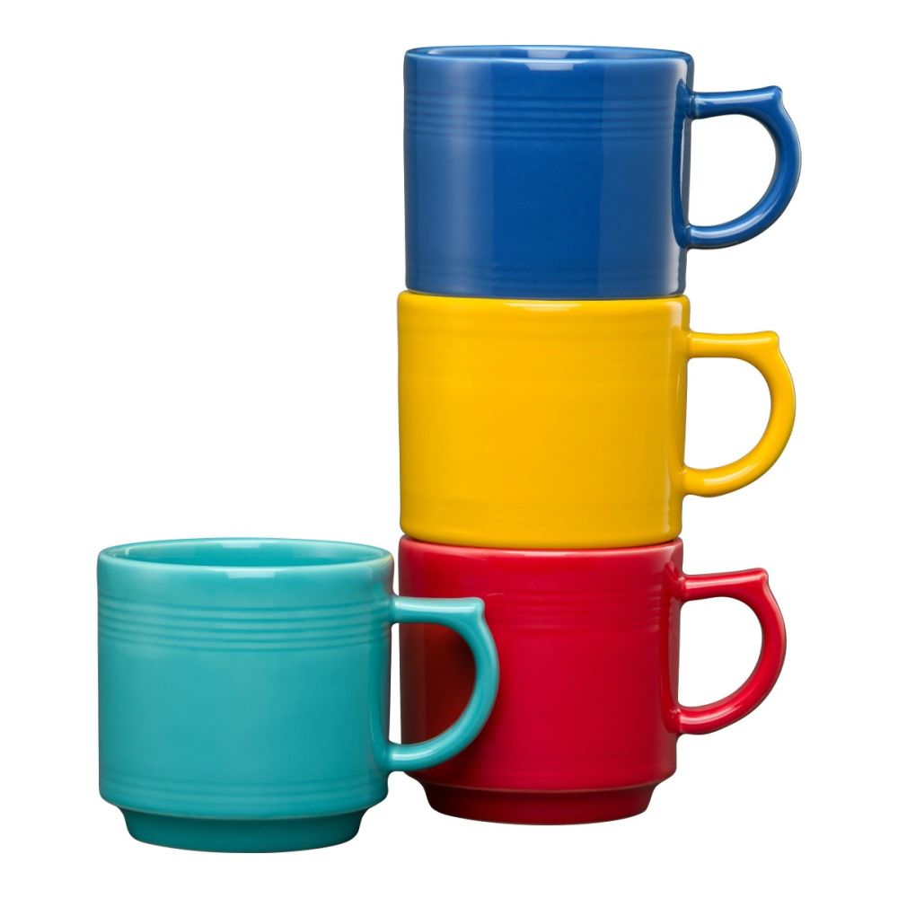 Fiesta 4-Piece 16oz Stackable Mug Set
