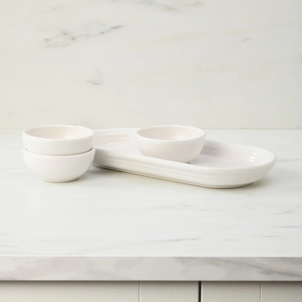 Fiesta 4-Piece Condiment Set White - Thumbnail 4