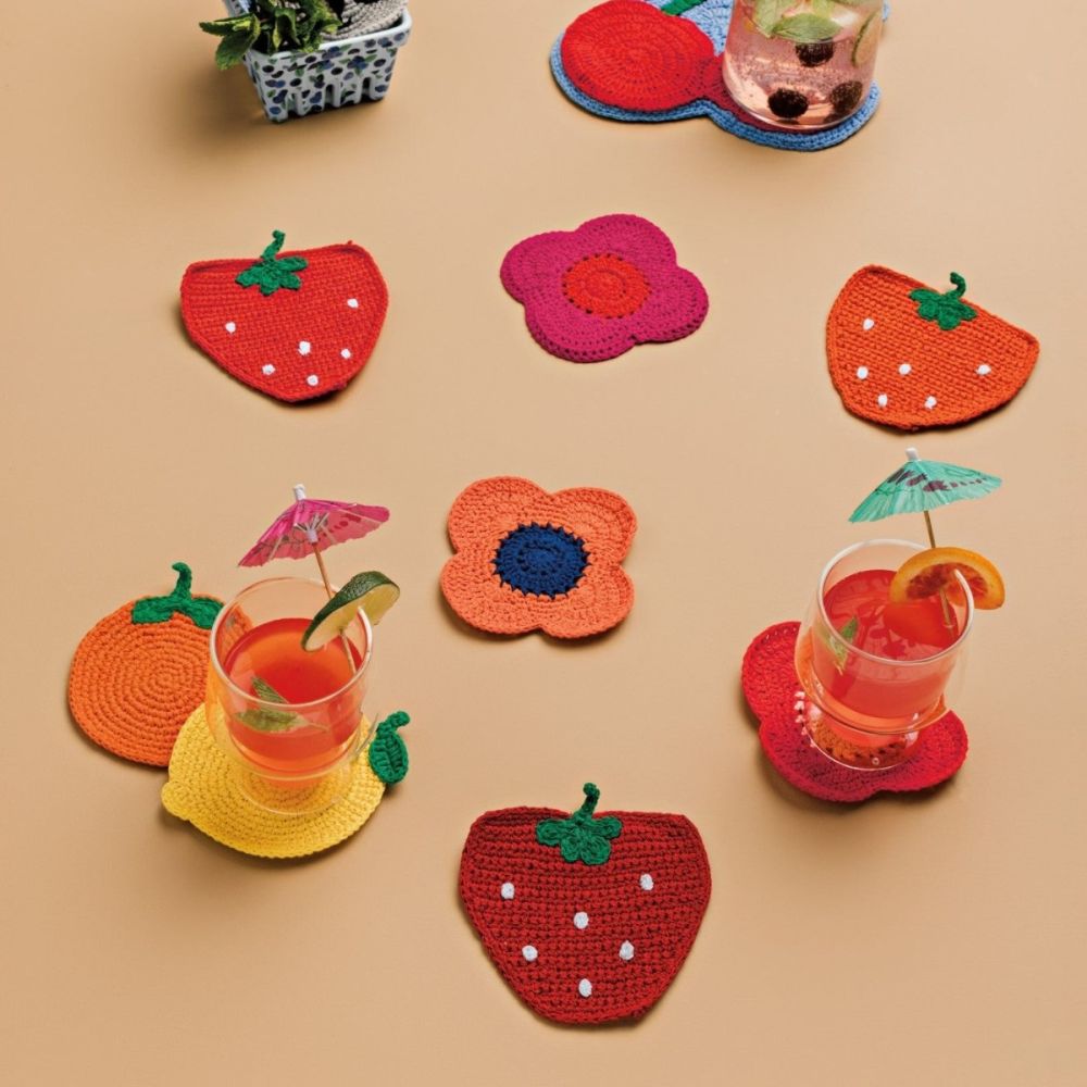 Danica Jubilee Crochet Coasters (Set of 4) - Thumbnail 2