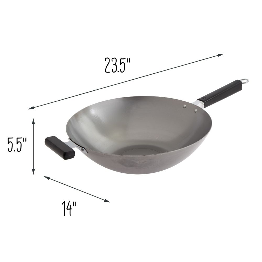 Joyce Chen Carbon Steel Wok - Thumbnail 5