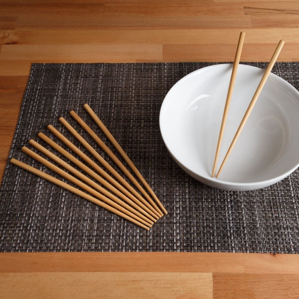 Helen's Asian Kitchen 7x 5 Bamboo Sushi Mat and Rice Paddle