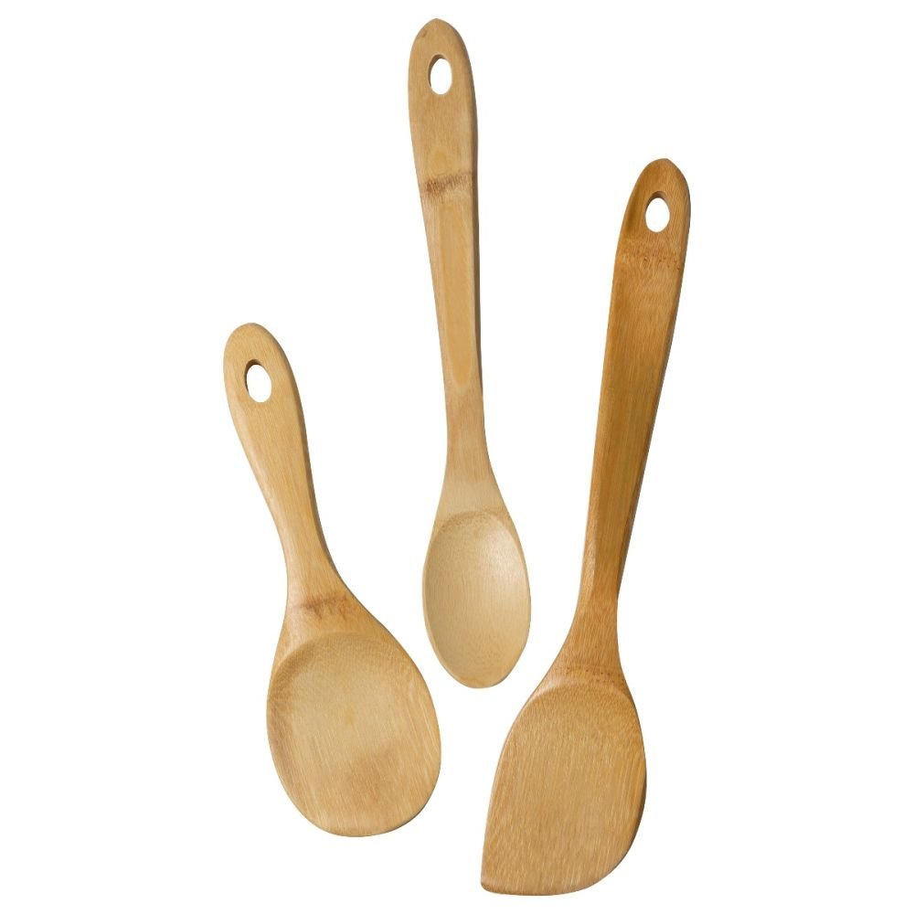 3pcs asian wood Kitchen Tools Honey Spoons Small Wooden Spoons