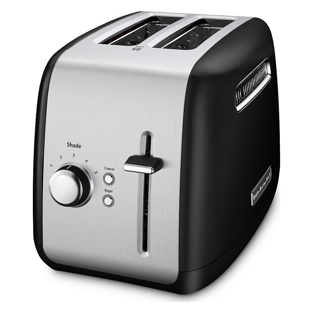 KitchenAid Slice Toaster w/ Manual Lift Lever - Onyx Black | Everything Kitchens