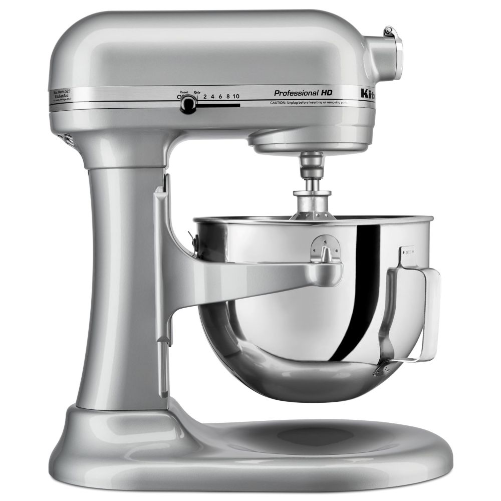 Refurbished Professional Hd 5 Quart Bowl Lift Stand Mixer Metallic Chrome Kitchenaid Everything Kitchens