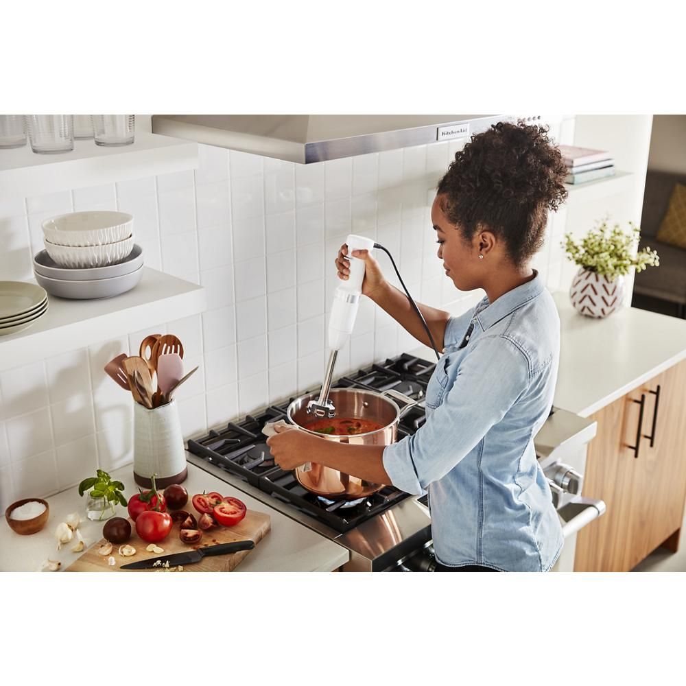 Variable Speed Corded Hand Blender (White) | KitchenAid