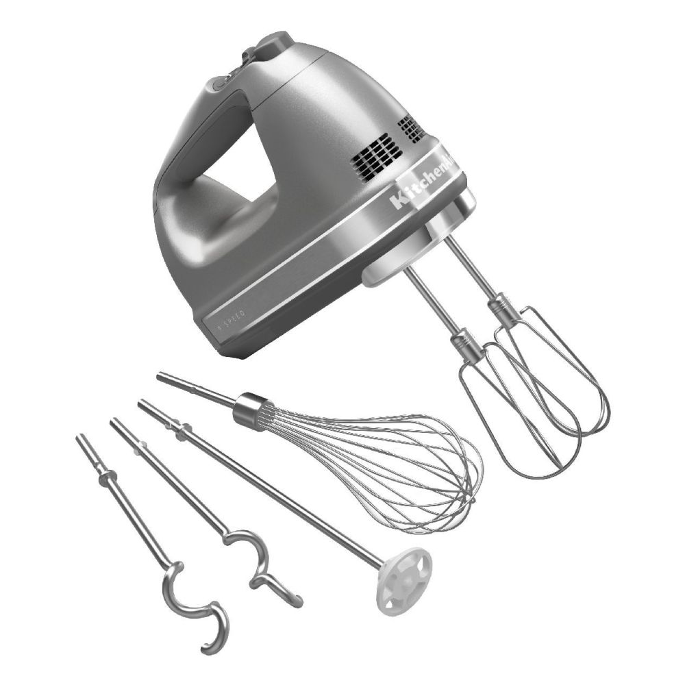 KitchenAid 9 Speed Hand Mixer - Contour Silver KHM926CU