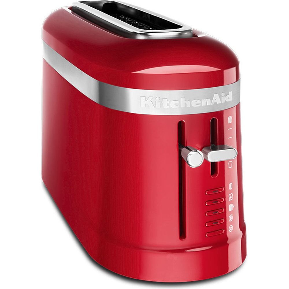 Better Chef Compact Two Slice Countertop Toaster in Red