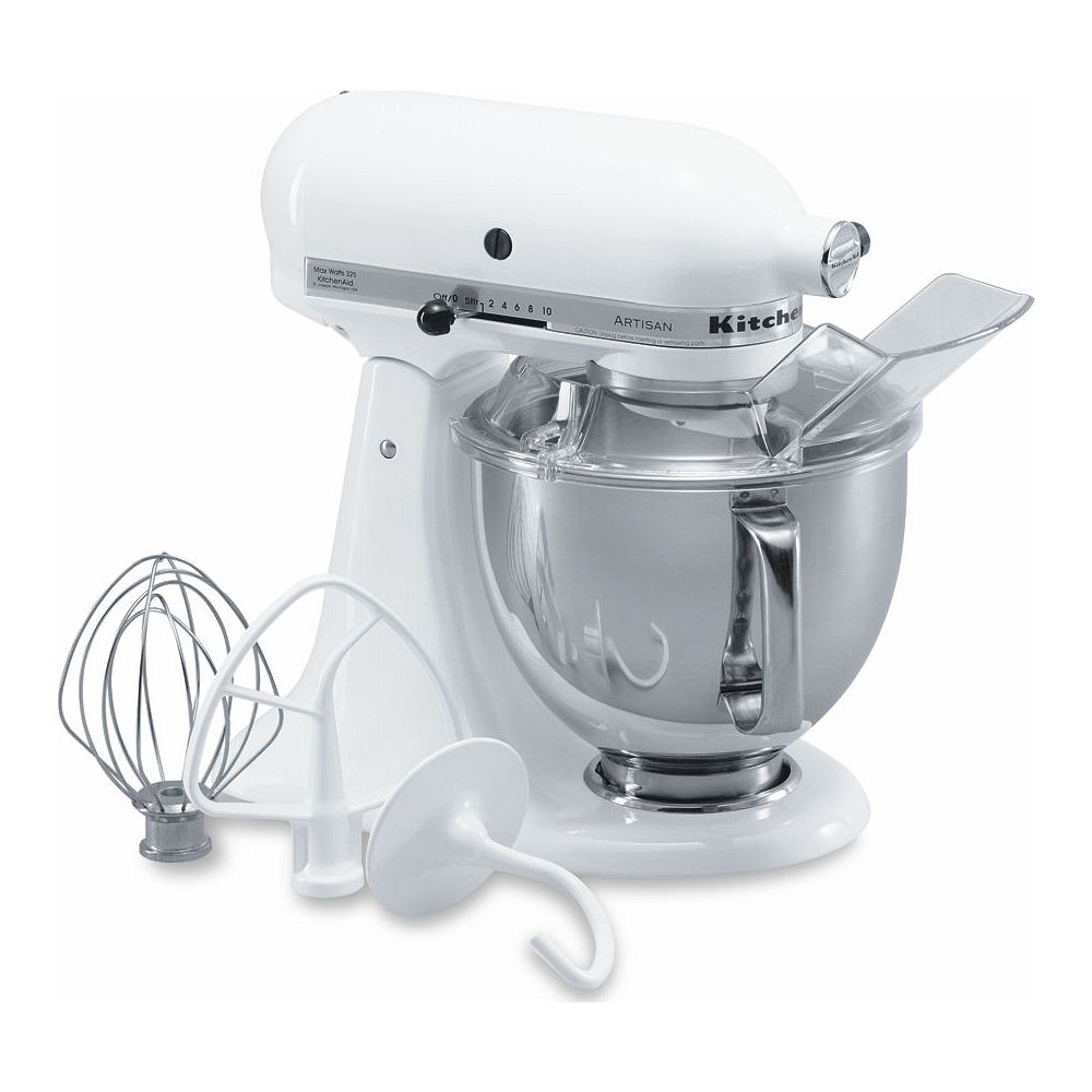 KitchenAid 5-Quart Artisan Tilt-Head Stand Mixer | White