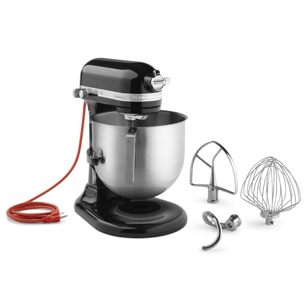 Commercial 8 Qt Stand Mixer NSF Certified Onyx Black KitchenAid Everything Kitchens