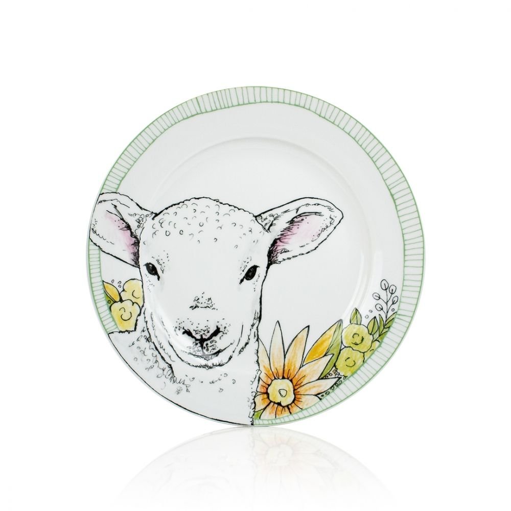 Lamb and Sheep Mug Plate Set