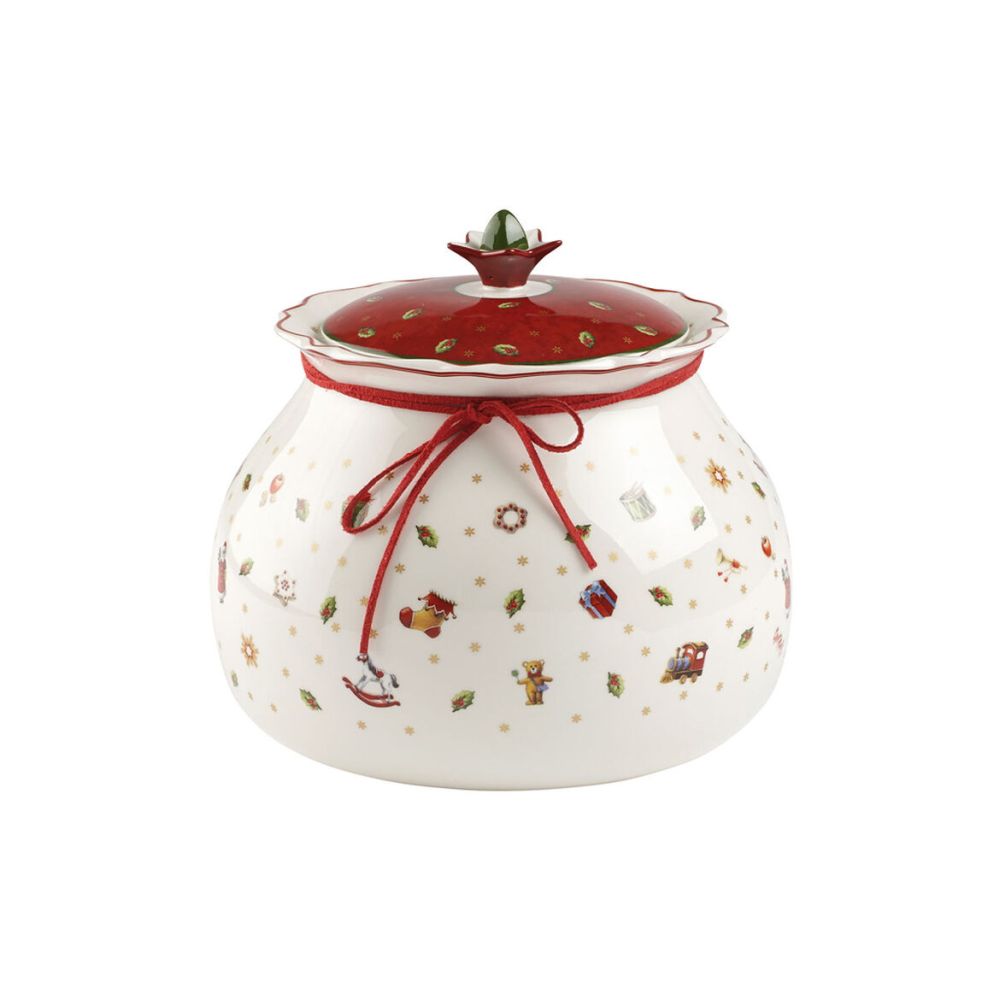 White Cookie Jar With Lid Large Capacity Porcelain Ceramic Kitchenware  Tableware Pantry Cookie