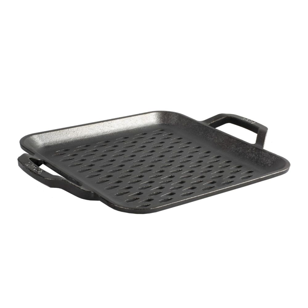 Lodge Perforated Cast Iron Grill Topper - 14 1/2" x 11" - Thumbnail 3