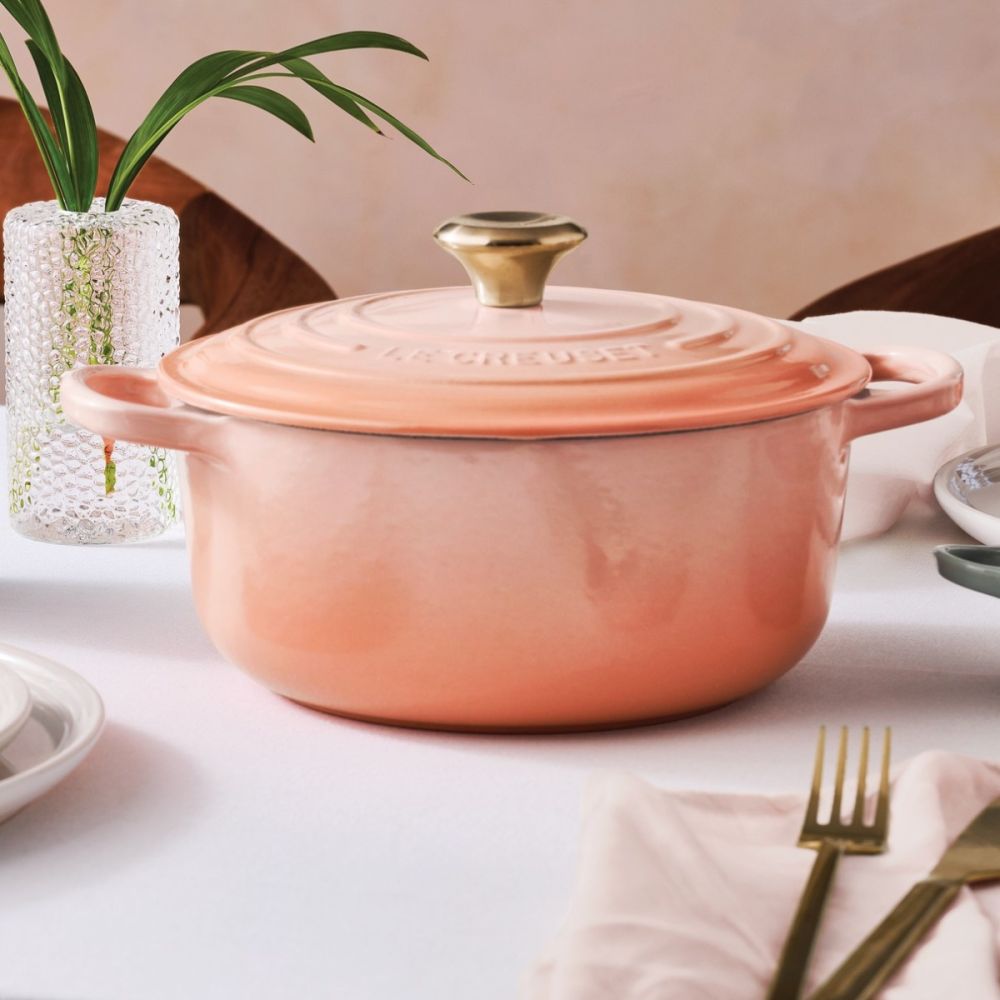 5-Piece Signature Cookware Set with Gold-Colored Stainless