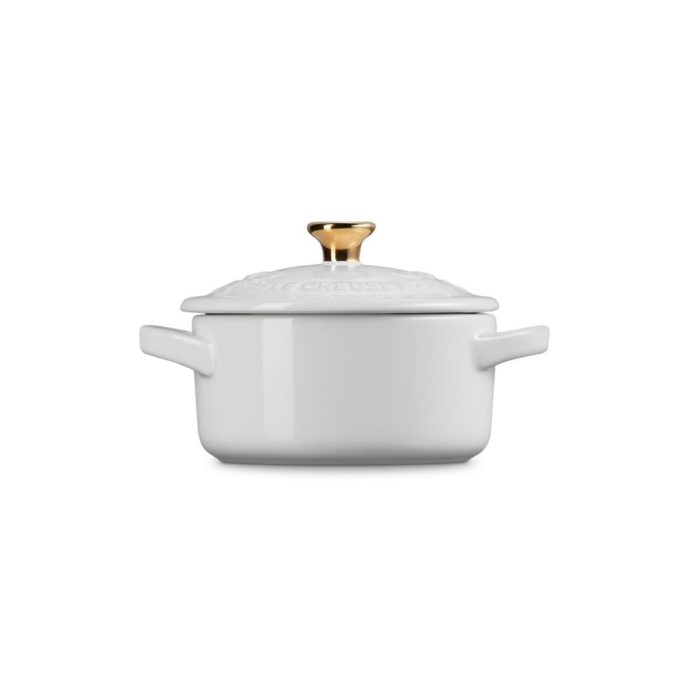 Holly Collection 8oz Mini Cocotte (White) | Le Creuset