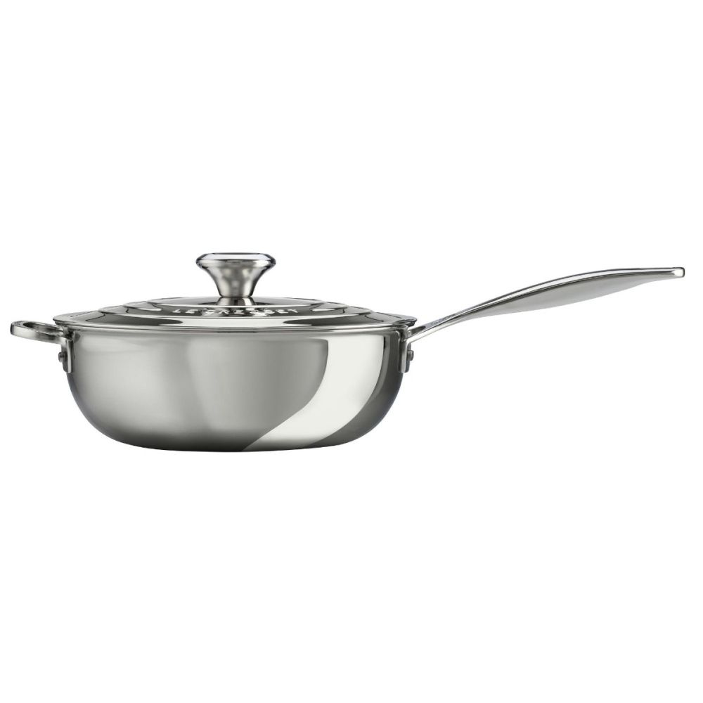 Signature Stainless Steel 3.5-Quart Saucier Pan | Le Creuset