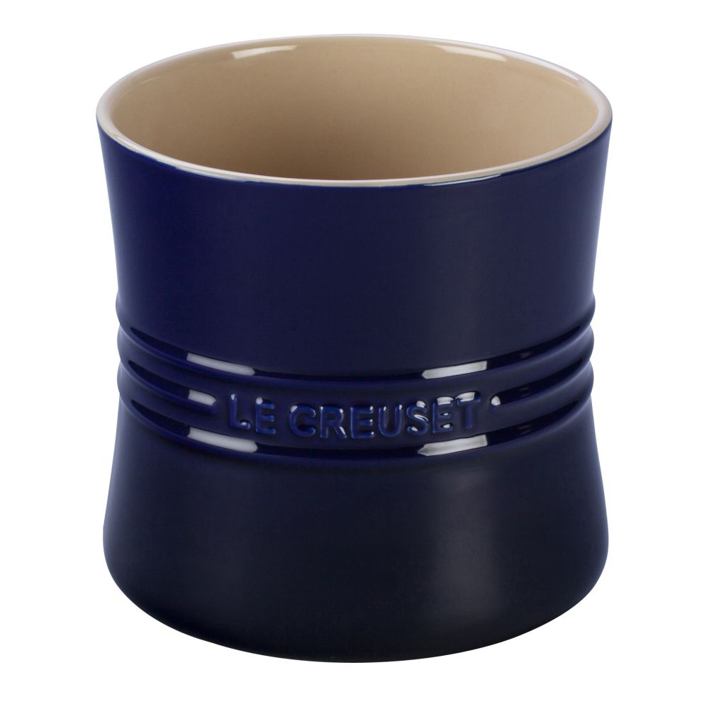 2 75 Quart Utensil Crock Indigo Le Creuset Everything Kitchens Le creuset 6 utensils holder crock stoneware cerise red large 2.3 l/ 2.75 qt. le creuset large utensil crock indigo blue