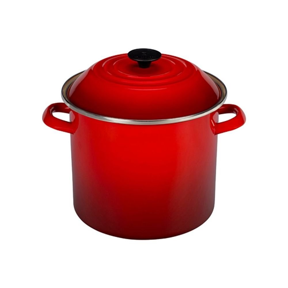 10 Quart Stock Pot Cerise Red Le Creuset | Everything Kitchens