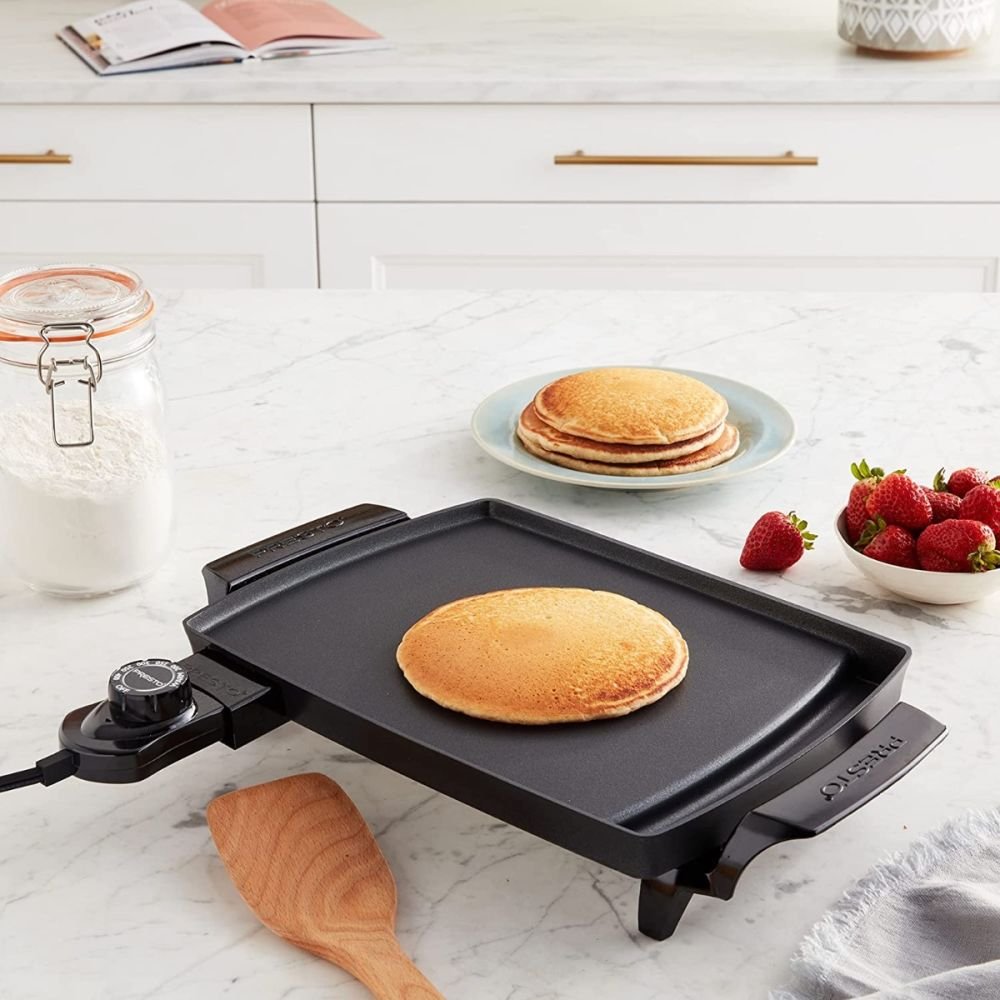 New Presto  Liddle Griddle Electric Mini Griddle 8.5 x 10.5 Cooking Surface 