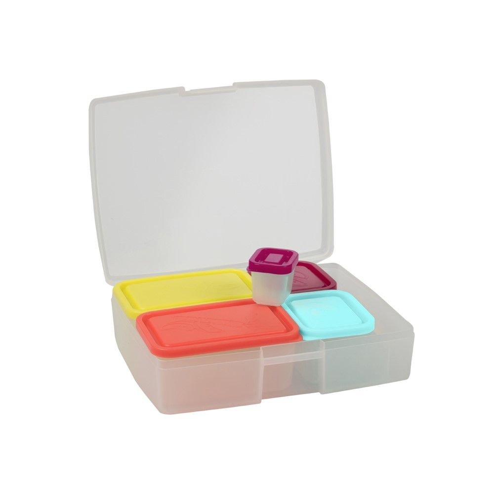 Bentology - Leak-Proof Bento Lunch Box with 5 Removable Containers - Fruit / Multicolor