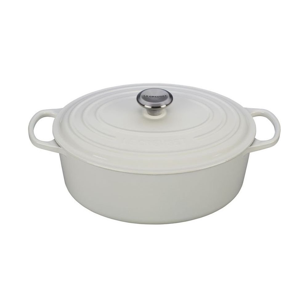 Le Creuset Oval French Oven - Signature 6.75 Qt - White
