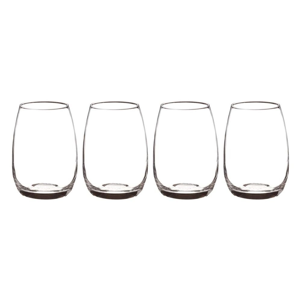 Luigi Bormioli Michelangelo Stemless Wine Glasses (15oz): Set of 4