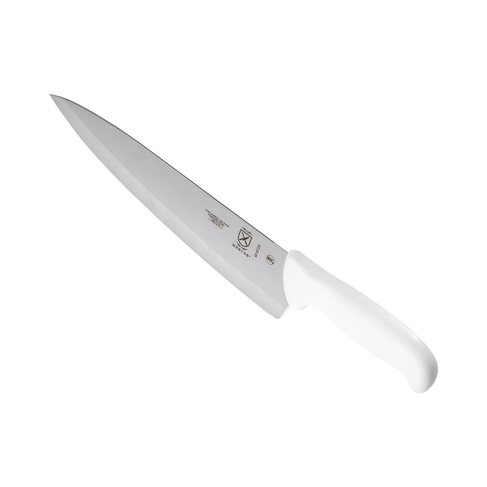 Mercer Culinary Slicer Wavy Edge, 11 inch, Ultimate White