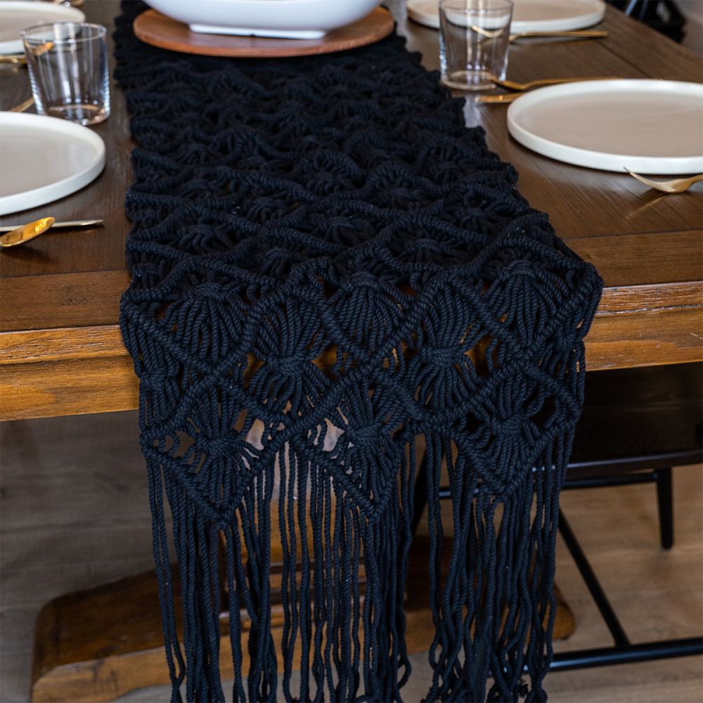 Everything Kitchens Macrame Table Runner - Thumbnail 3