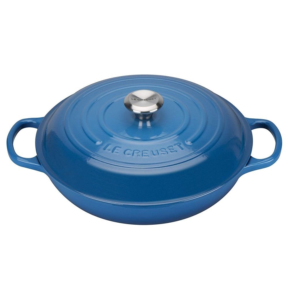  Le Creuset Enameled Cast Iron Rice Pot with Lid & Stoneware  Insert, 2.25 qt., Oyster: Home & Kitchen