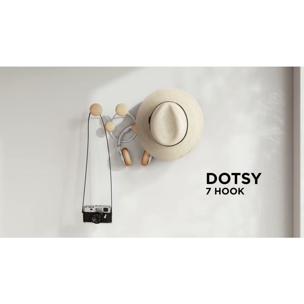Dotsy Wall Hook - Decorative & Functional