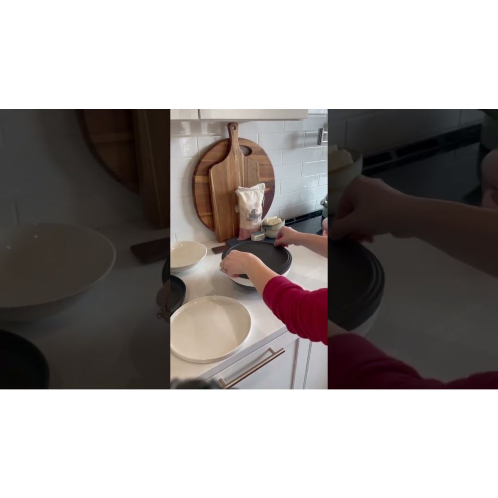 Iconic La Boule 7-Piece Dinnerware Set (Black & White) | Villeroy