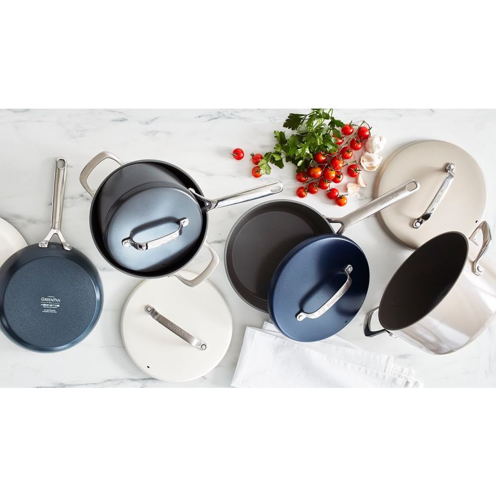 GP5 Hard Anodized 14-Piece Cookware Set (Oxford Blue) | GreenPan