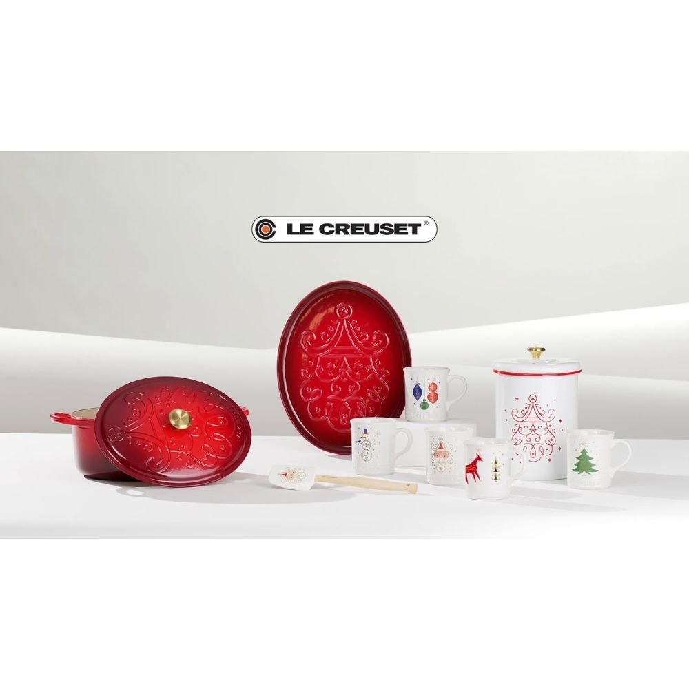 Le Creuset Artichaut 4-Piece Mini Cocottes Set with Cookbook Marseille