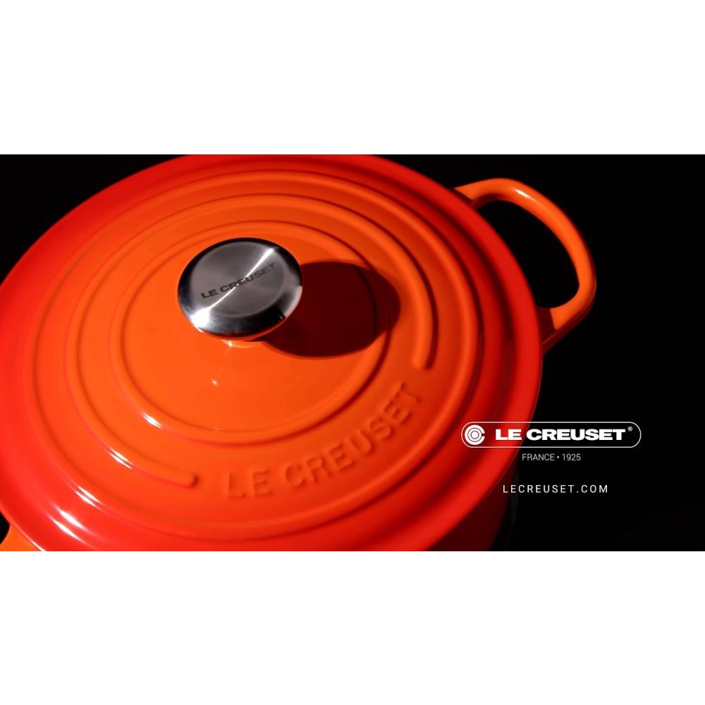 LE CREUSET レッド　20 ル・クルーゼ ココット・ロンド 20cm 2501-20 [チェリーレッド