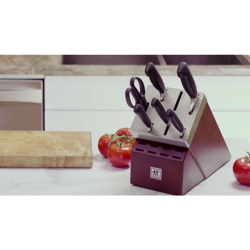 SEV S-block　4個セット Four Star 7-Piece Self-Sharpening Knife Block Set | ZWILLING