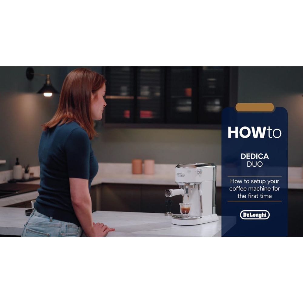 Dedica Duo Espresso Machine with Cold Brew & Frothing Wand (Pink