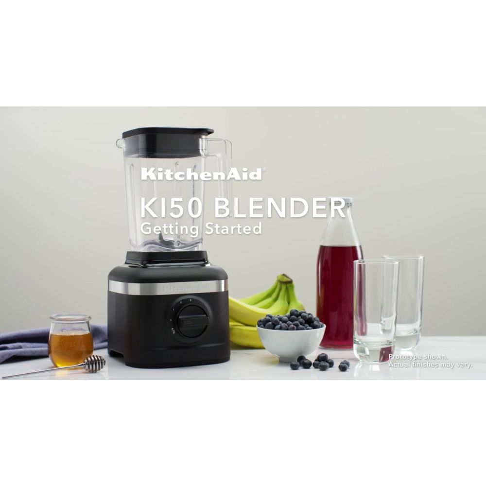 KitchenAid K150 3 Speed Ice Crushing Blender with 2 Personal Blender Jars KSB1332PA Passion Red