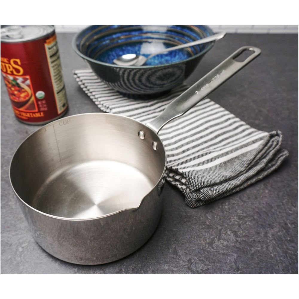 Endurance Stainless Steel Measuring Pan 2 Cup - Fante's Kitchen