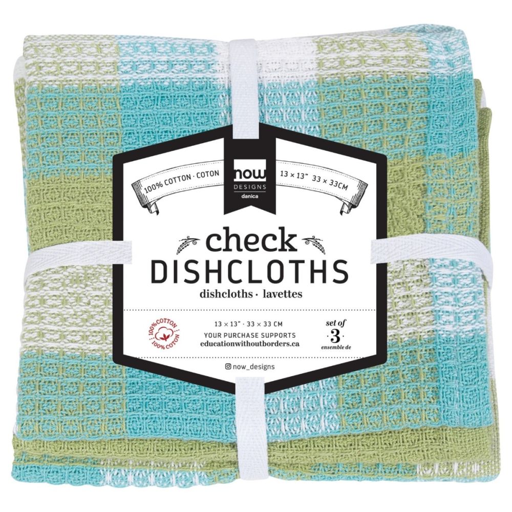 Now Designs Check Dishcloths