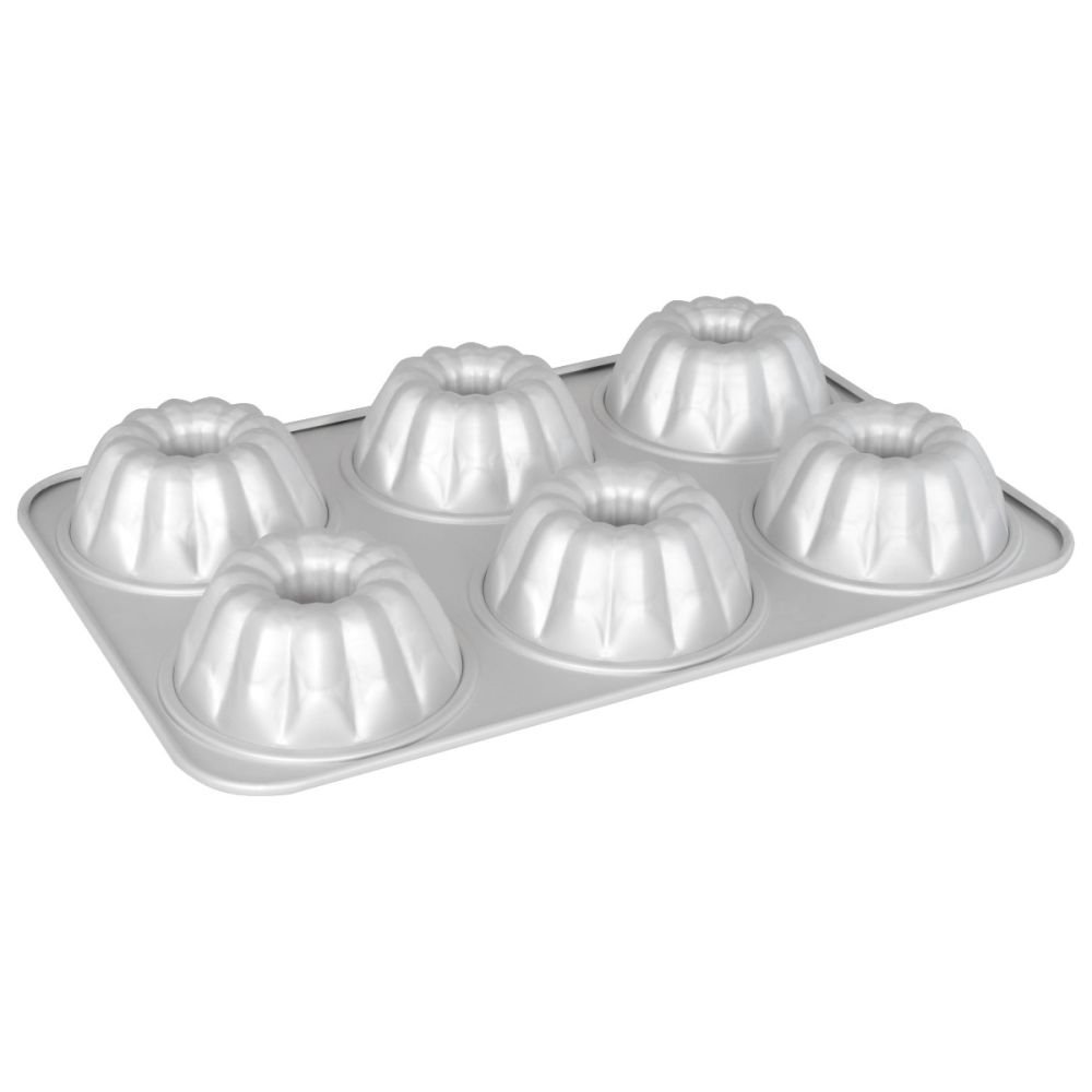 6 Cavities Mini 3 Tier Cake Silicone Pan Multi Tiered Cupcake Mold