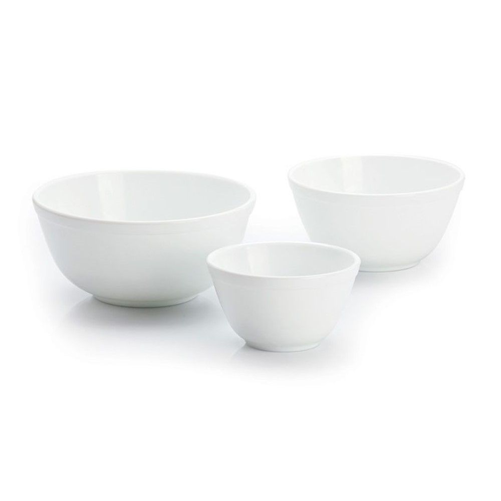 Mosser Glass 3-Piece Mixing Bowl Set - Georgia Blue